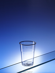 P250T: General purpose plastic glass 8oz 250ml (Regalzone UK)